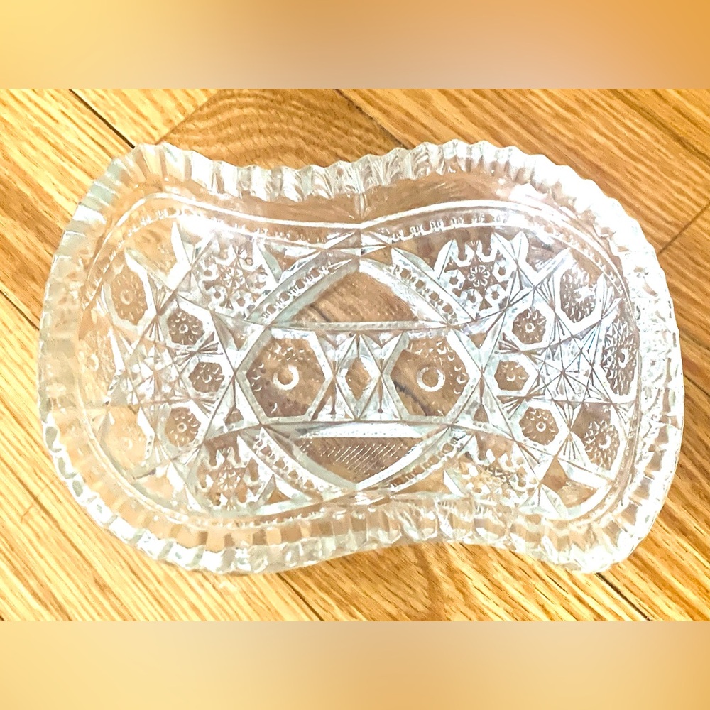 EAPG McKee Fentec Olive Dish, Relish Tray, Nut Bowl, Bon Bon